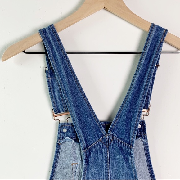 F21 | Livin The Dream Distressed Overalls - Picture 5 of 7